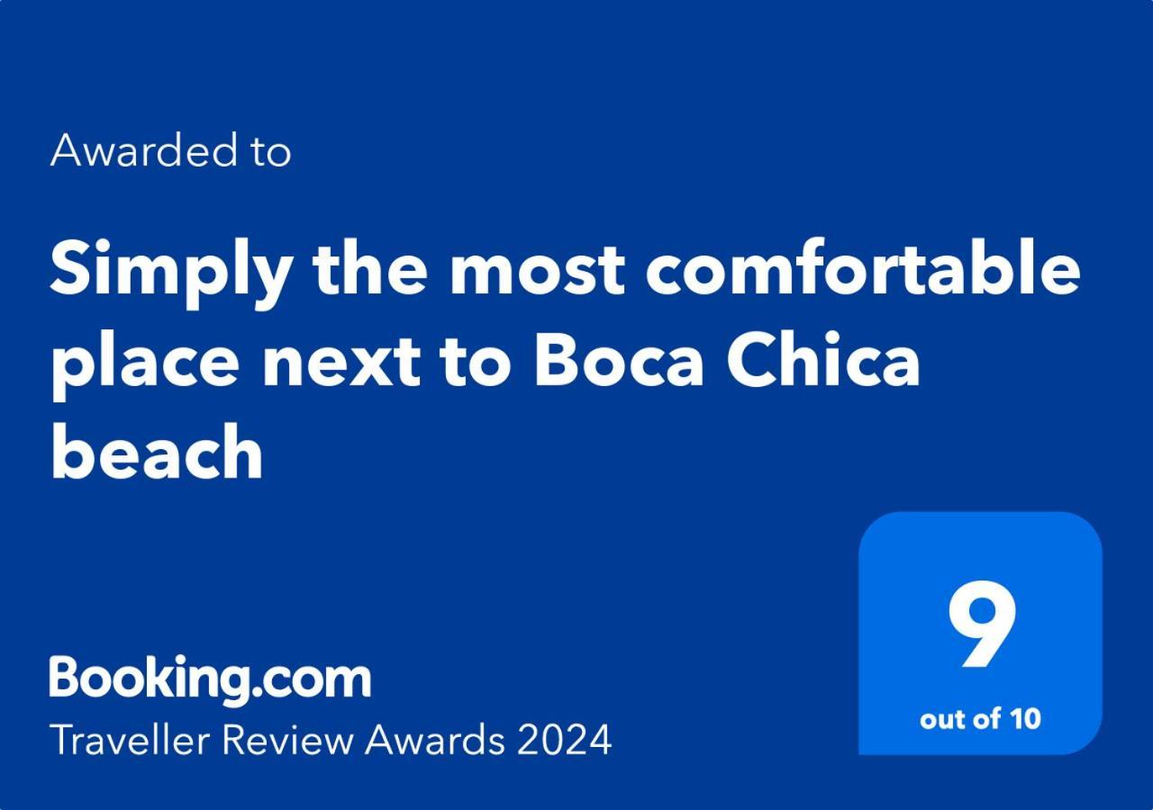 Simply The Most Comfortable Place Next To Boca Chica Beach Exterior photo